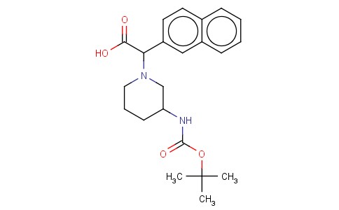 (3-BOC-AMINO-PIPERIDIN-1-YL)-NAPHTHALEN-2-YL-ACETIC ACID